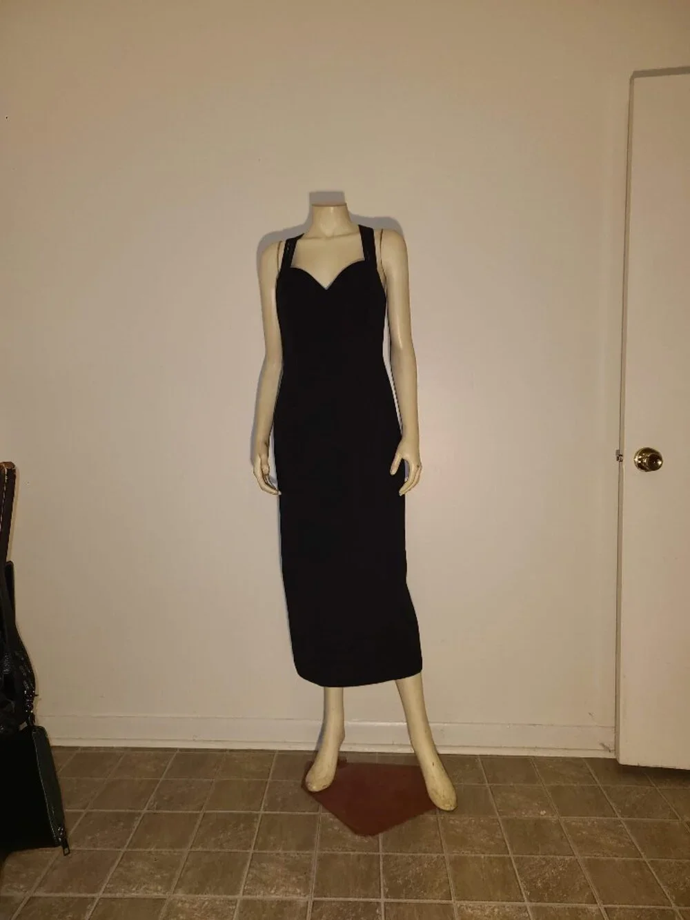KATHRYN CONOVER Vintage 90s Midi Dress, Size 8 - Picture 3 of 5